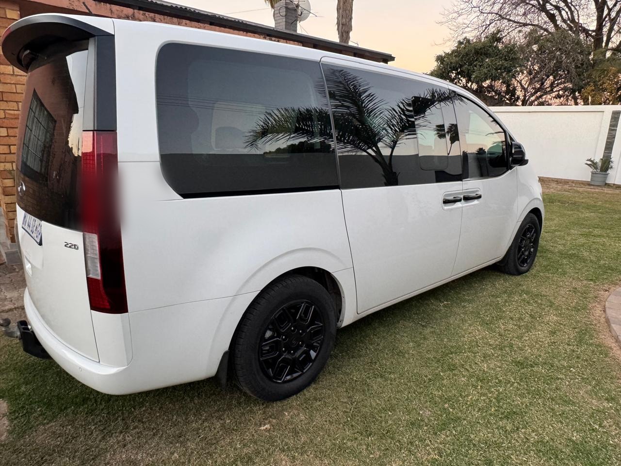 Hyundai Staria shuttle at golden hour, Gauteng